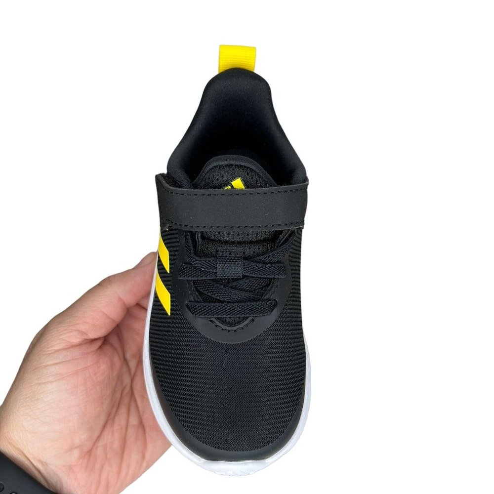 Adidas FortaRun Baby Boys Sneakers Size 6K Wide Width Black Lightweight & Comfy - Picture 3 of 16
